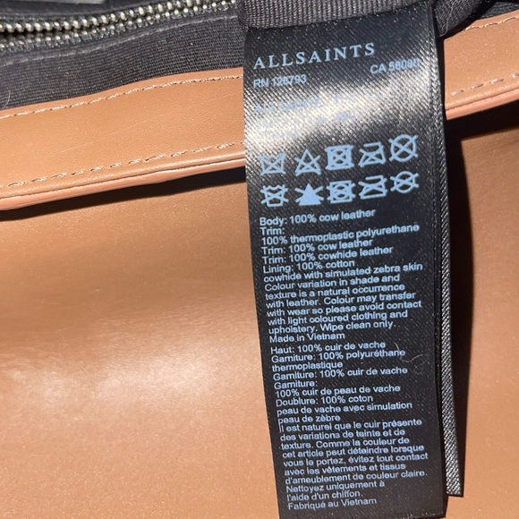 AllSaints Captain Multiflap Shoulder Bag - Picture 13 of 15